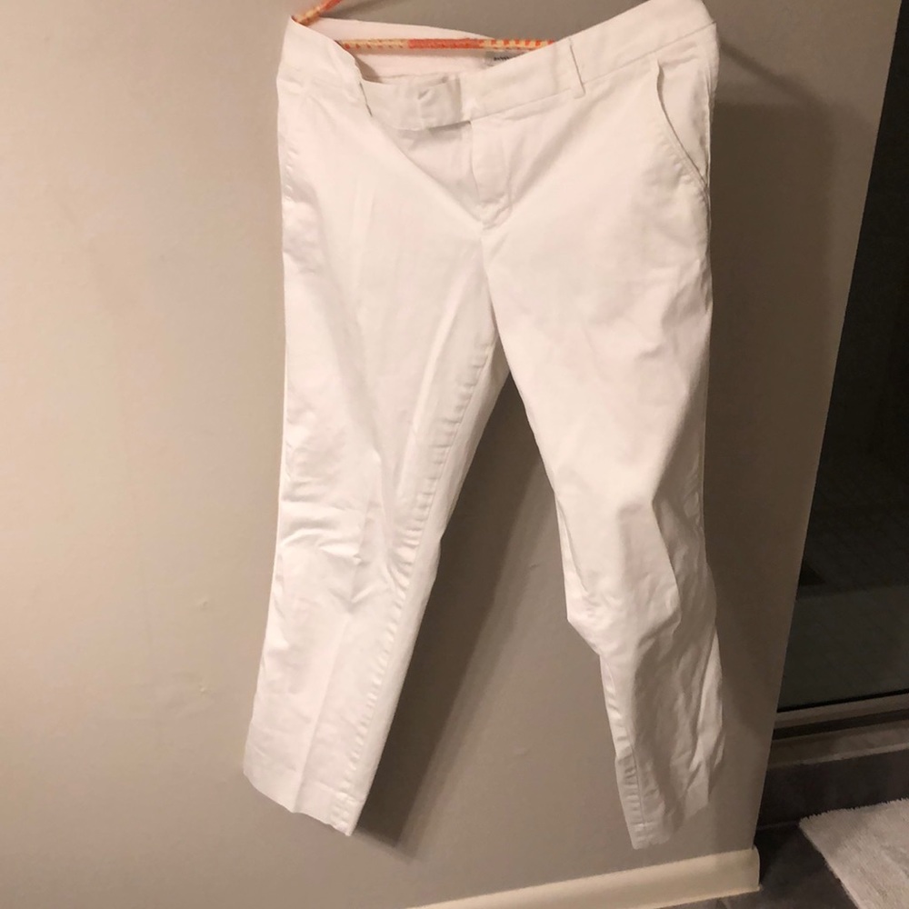 Banana Republic - White Dress Capris